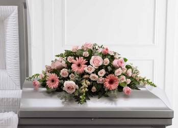 Sweet Farewell(tm) Casket Spray from Clermont Florist & Wine Shop, flower shop in Clermont